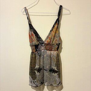 Yank Multicolored Sleeveless Top - Women's S